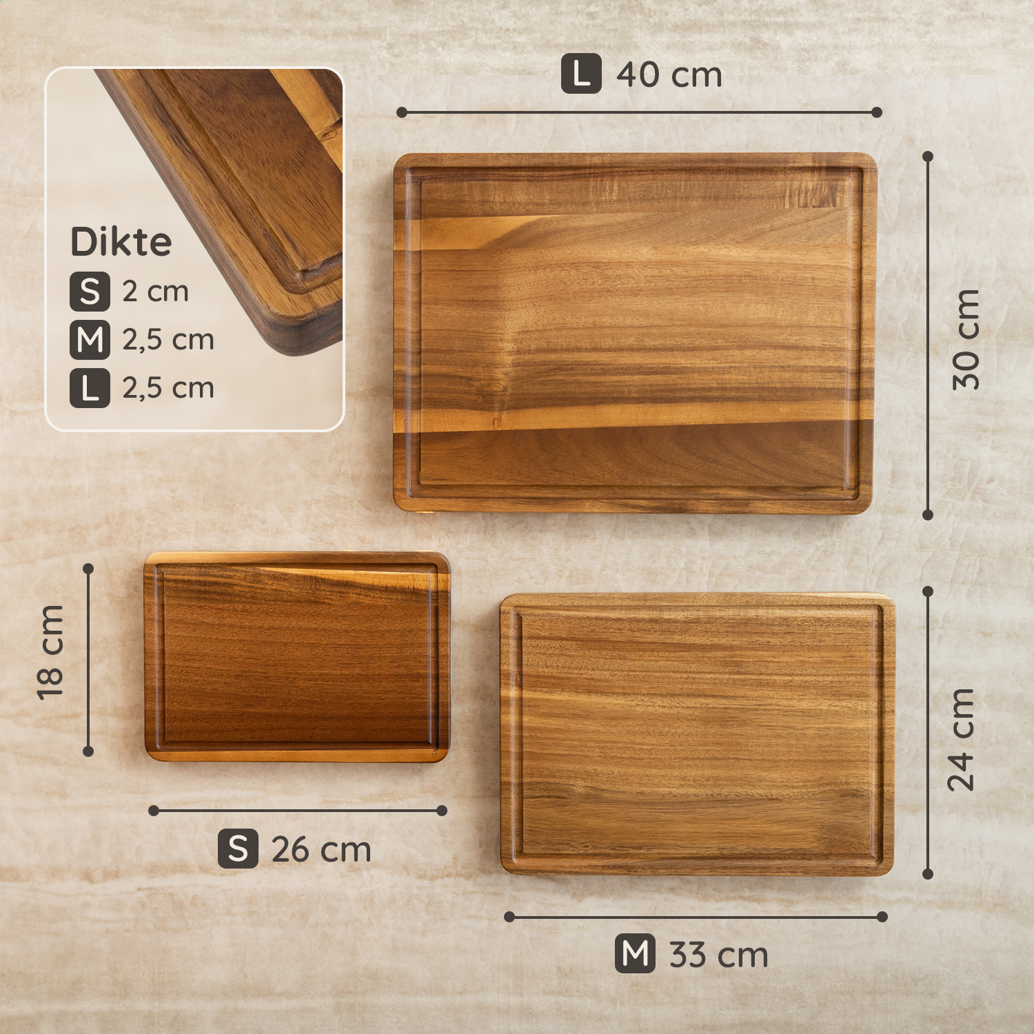 Snijplankenset Sevilla