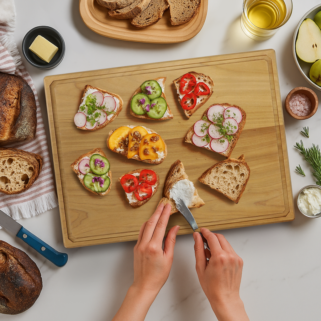 Teakhouten Snijplank