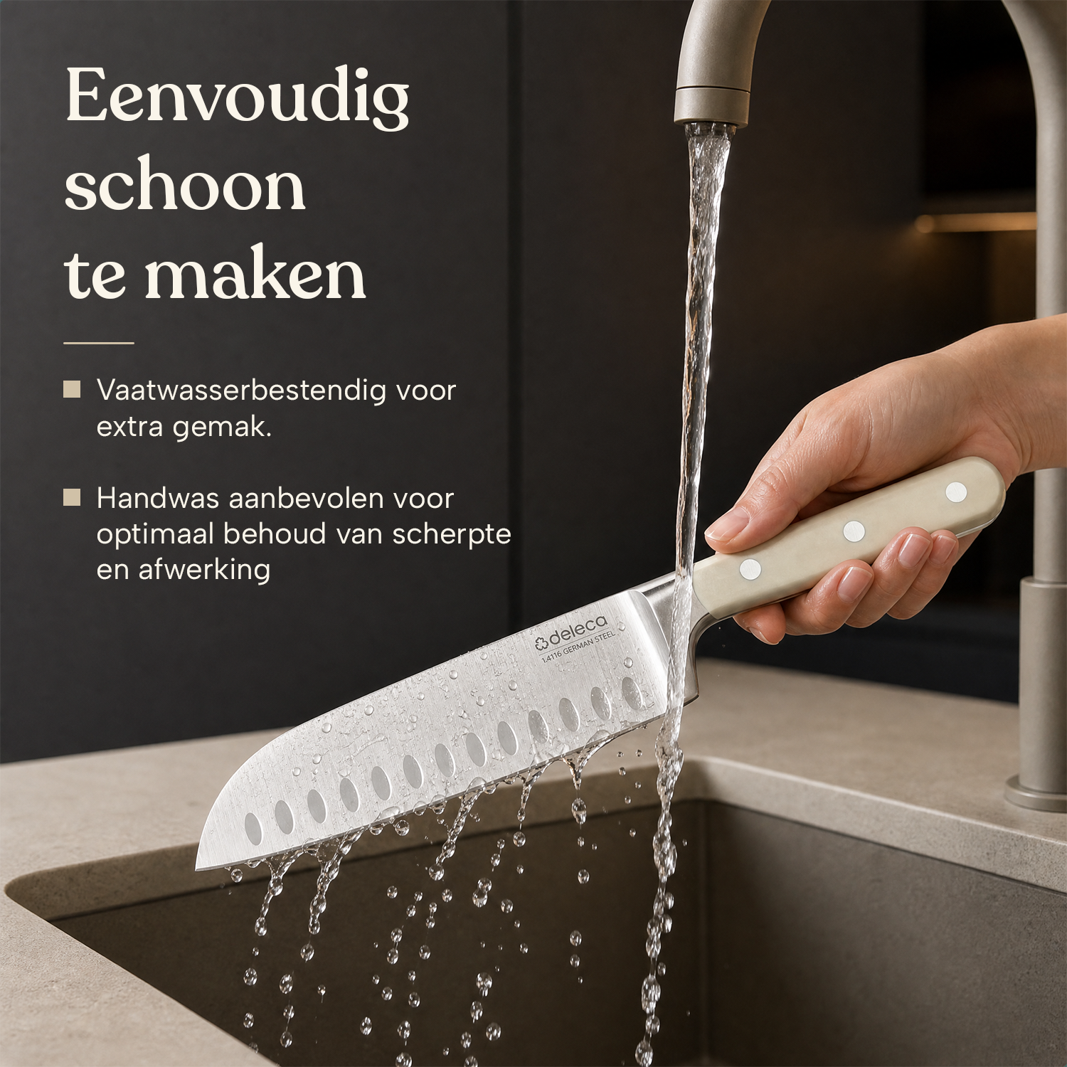 Messenset Verona met 5 messen en 1 schaar, 7-delig