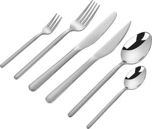 Bestekset Amor - 6 Personen / Zilver 18.0 Edelstaal