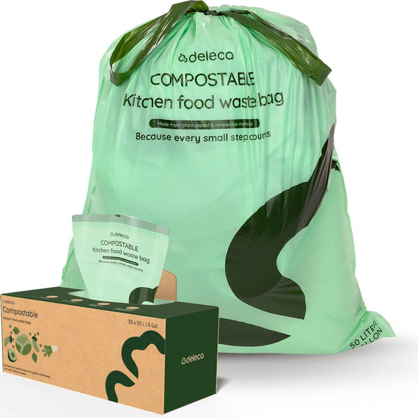 50 Liter Vuilniszakken (30x) - 100% Biozakken