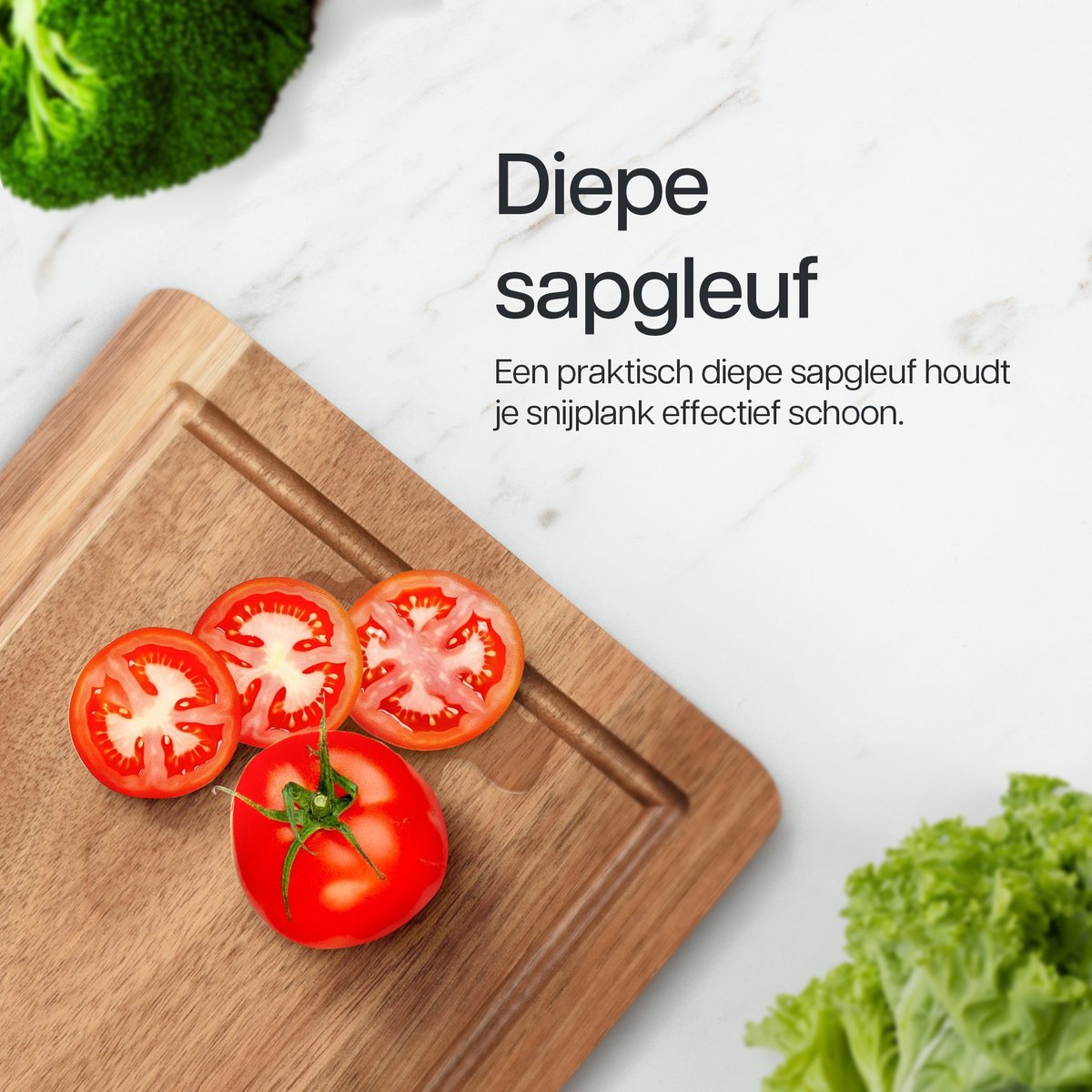 Acacia Snijplankenset met Houder