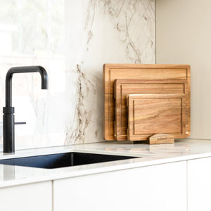 Acacia Snijplankenset met Houder