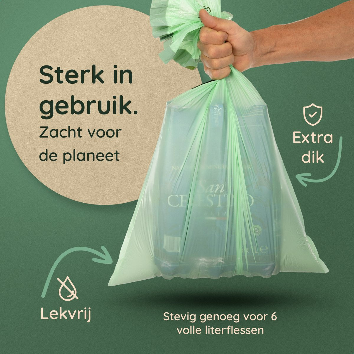 30 Liter Vuilniszakken (30x) - 100% Biozakken