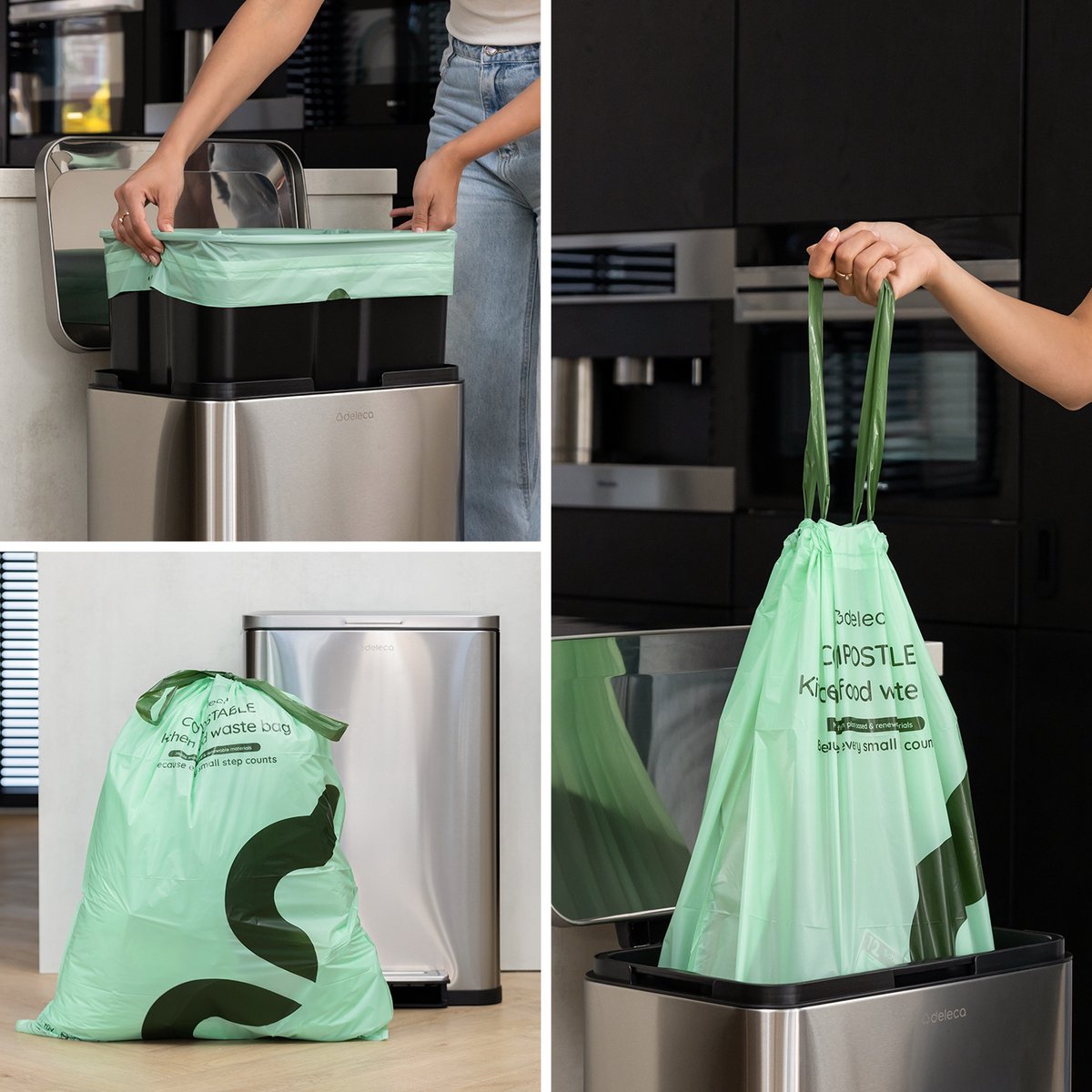 50 Liter Vuilniszakken (30x) - 100% Biozakken