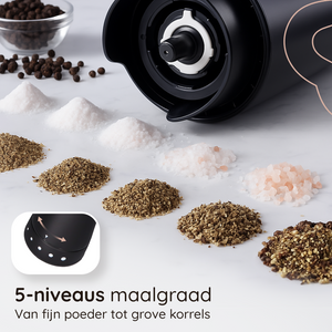 Peper en zoutmolen set Gustaro