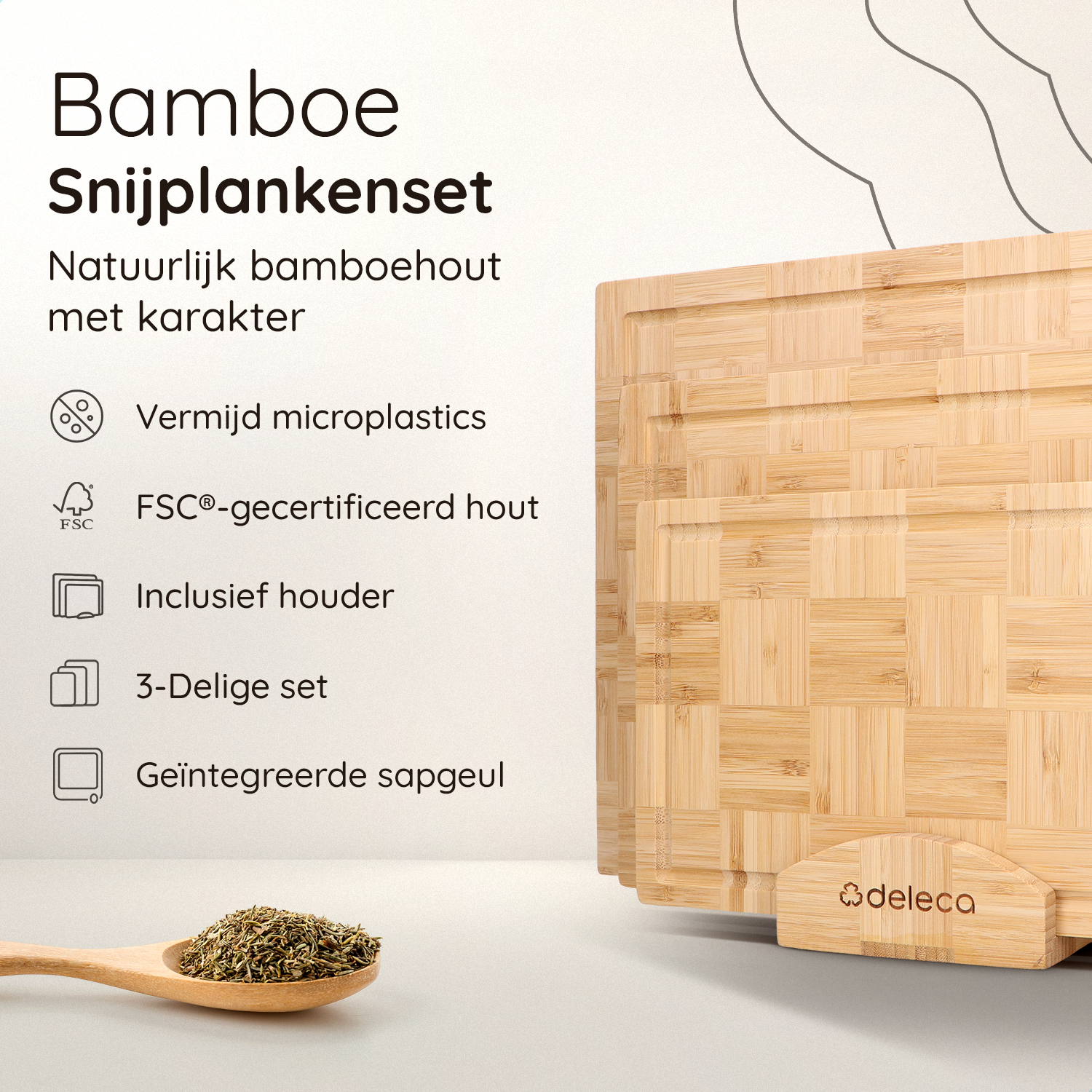 Bamboe Snijplankenset