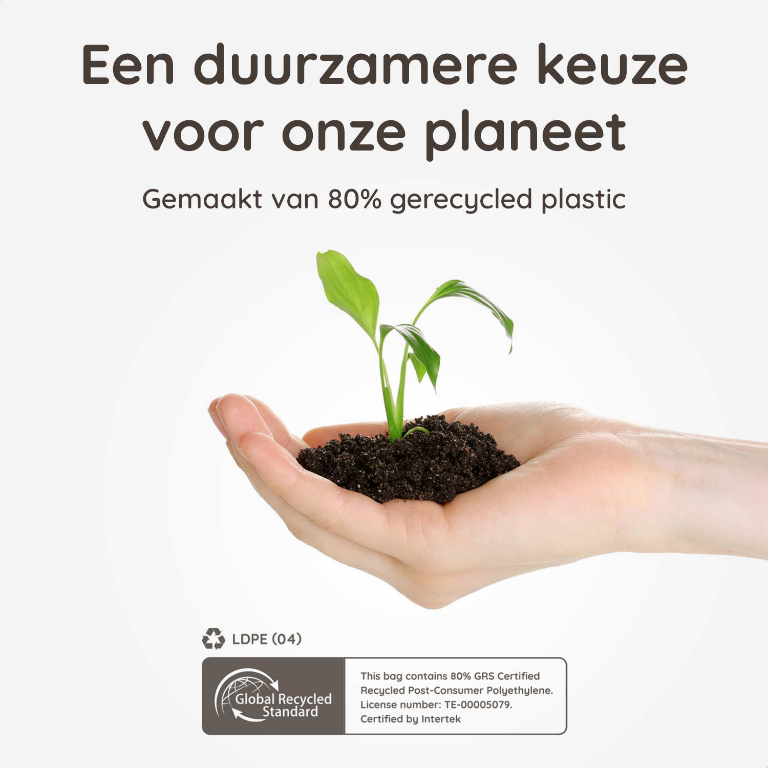 50x Vuilniszakken 30L - 51x72 cm / GRS Gerecycled