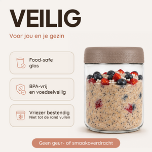 Overnight Oats Potjes 500 ml