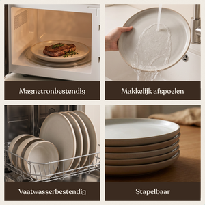 Serviesset Serra - 6 Personen / Beige