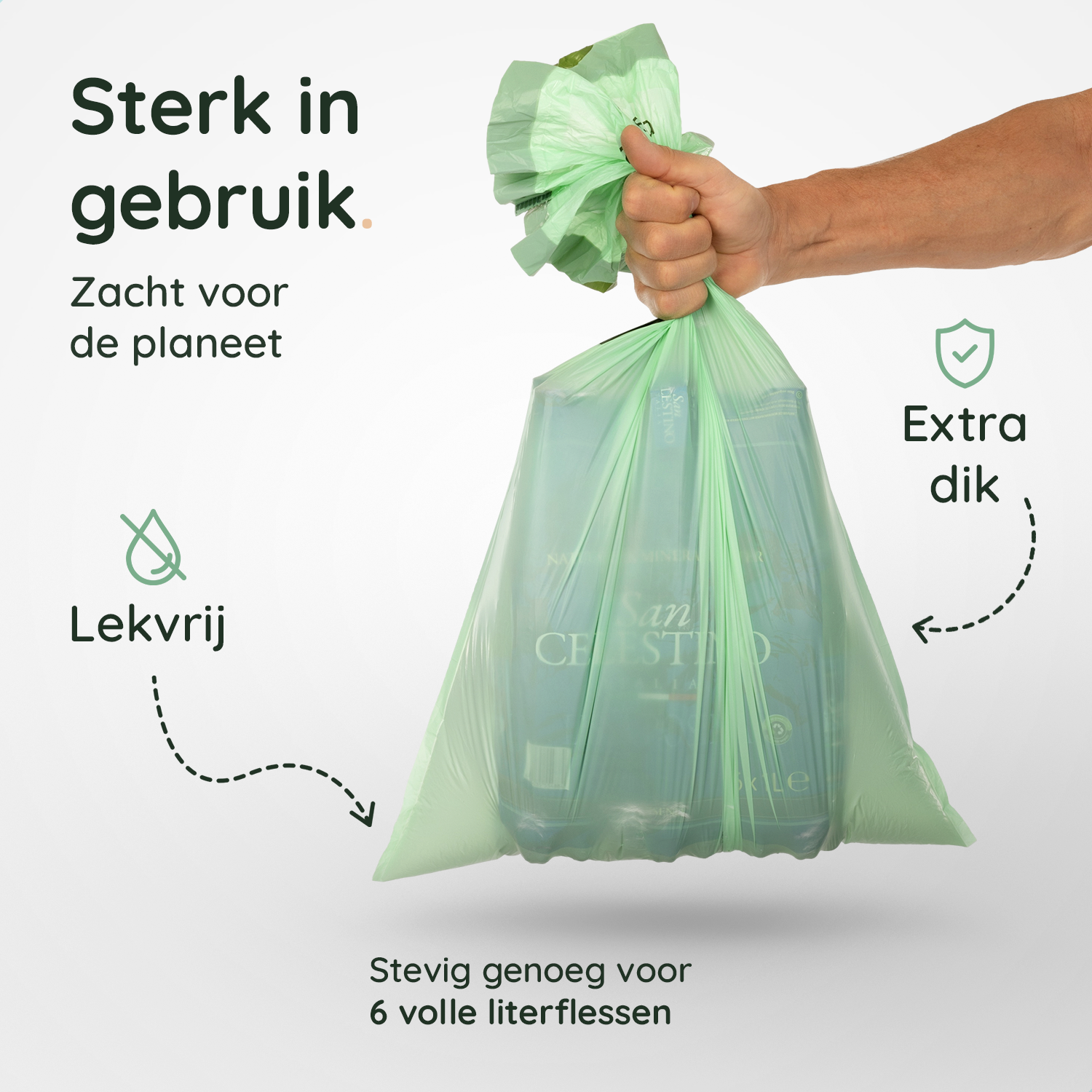 50 Liter Vuilniszakken (30x) - 100% Biozakken