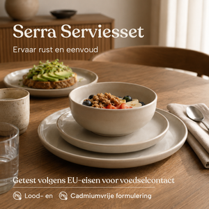Serviesset Serra - 6 Personen / Beige