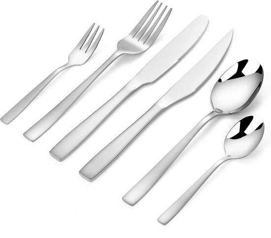 Bestekset Essential - 12 Personen / Zilver 18.0 Edelstaal