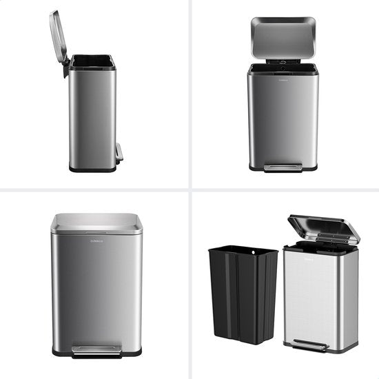 Prullenbak Prestige - 50L / RVS