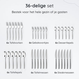 Bestekset Serena - 6 Pers.