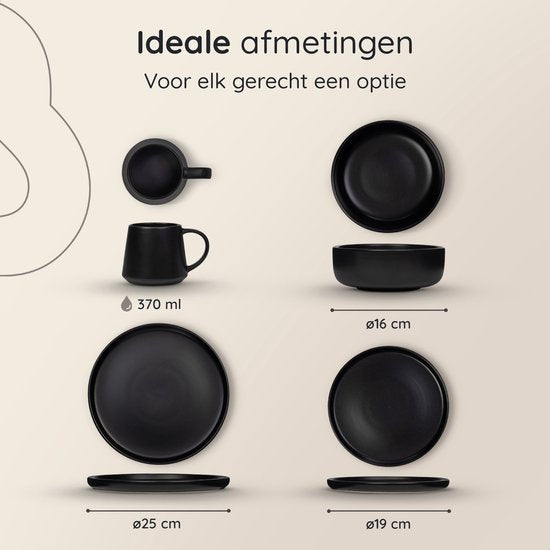 Serviesset Kyoto - 6 Personen