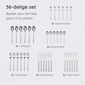 Bestekset Amara - 6 Pers.