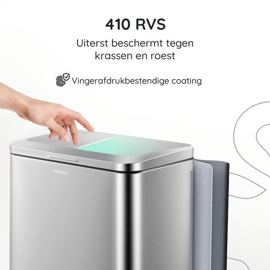 Prullenbak Prestige - 50L / RVS