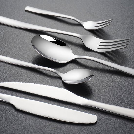 Bestekset Essential - 6 Personen / RVS Zilver