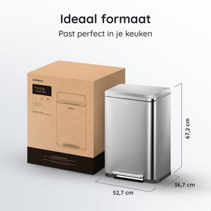 Prullenbak Prestige - 50L / RVS