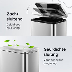 Prullenbak Prestige - 50L / RVS