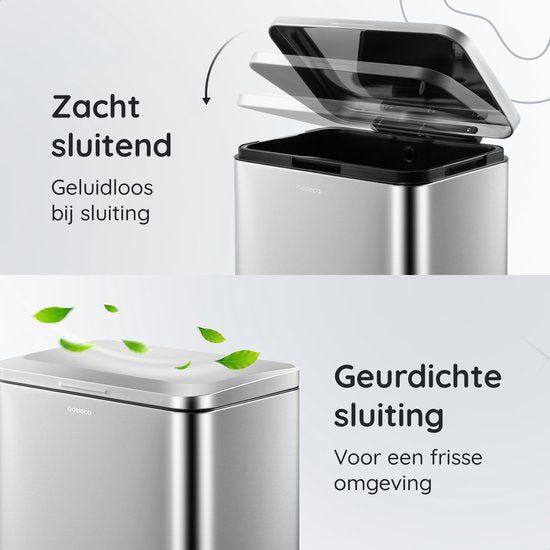 Prullenbak Prestige - 50L / RVS