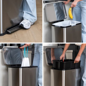 Prullenbak Prestige - 50L / RVS