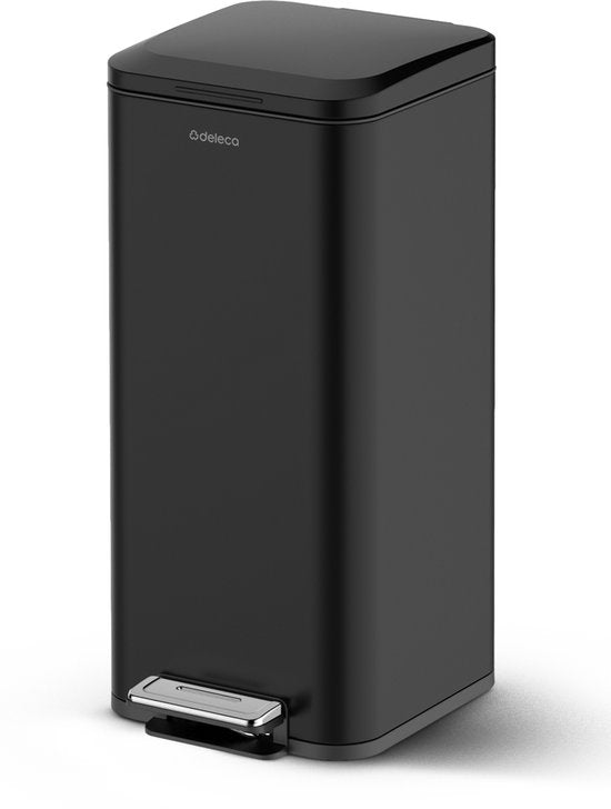 Prullenbak Prestige 30L / Mat Zwart