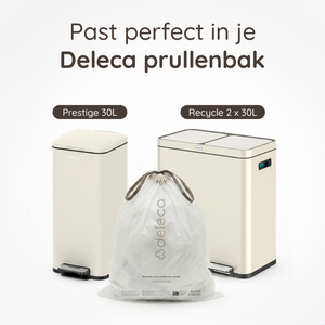 50x Vuilniszakken 30L - 51x72 cm / GRS Gerecycled