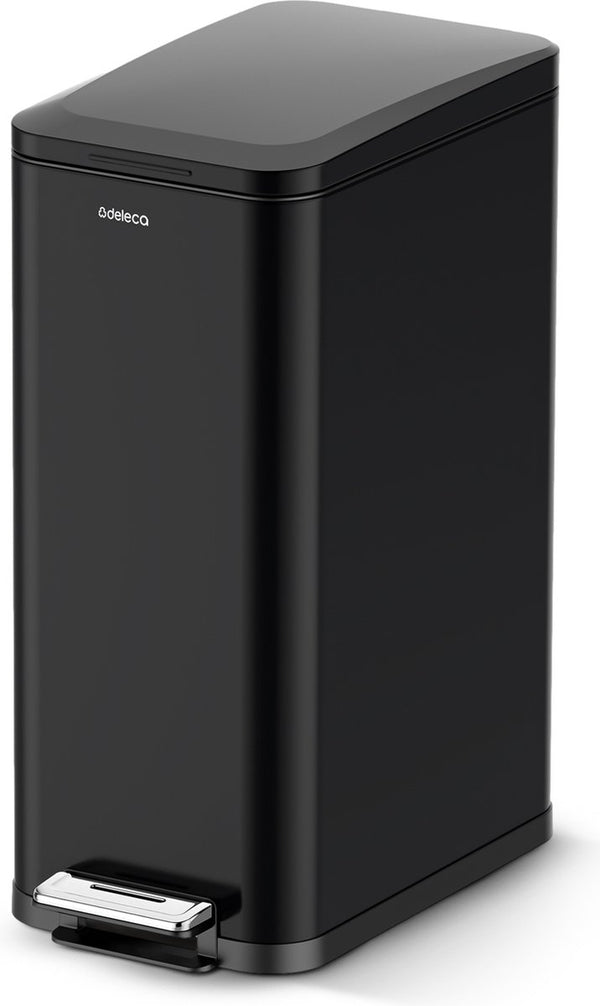 Prullenbak Prestige Smal - 50L / Mat Zwart