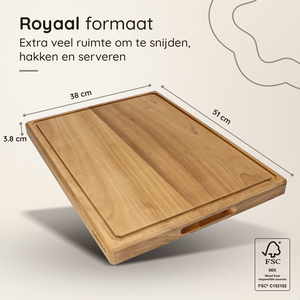 Teakhouten Snijplank