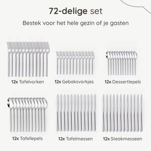 Bestekset Amor 18.10 - 12 Pers.