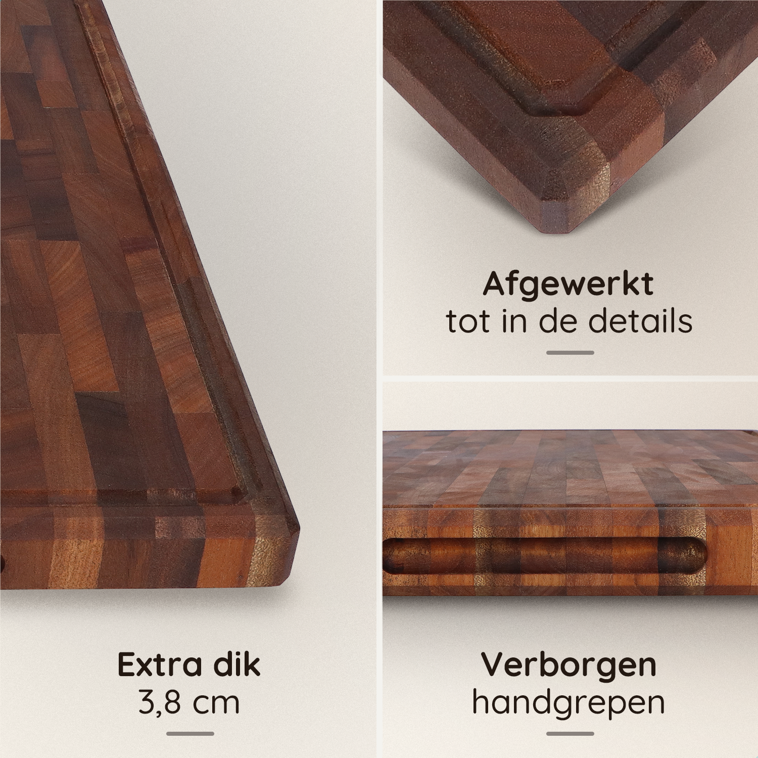 Walnoot Kopshouten Snijplank