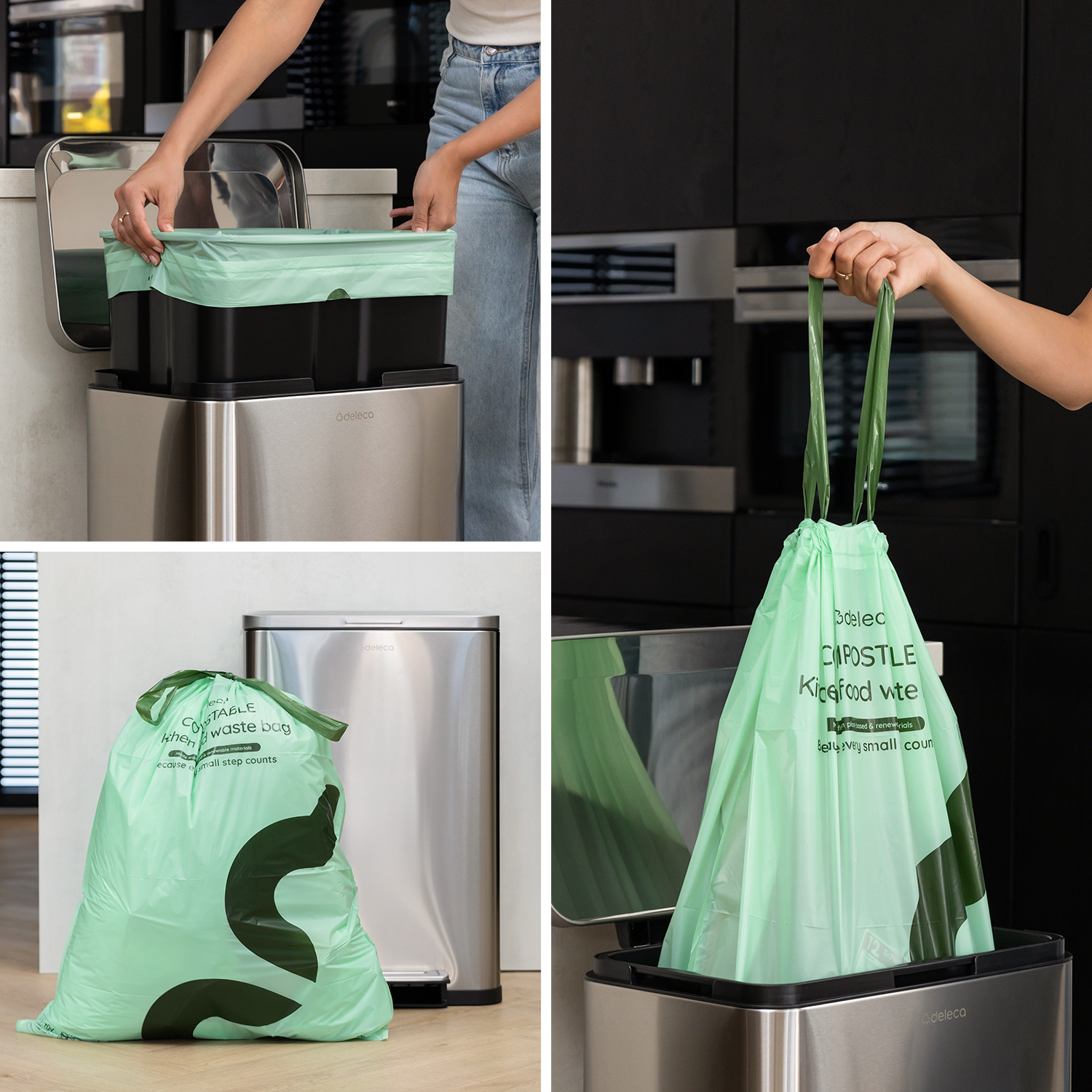 50 Liter Vuilniszakken (30x) - 100% Biozakken