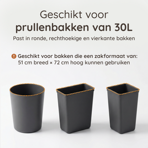 50x Vuilniszakken 30L - 51x72 cm / GRS Gerecycled