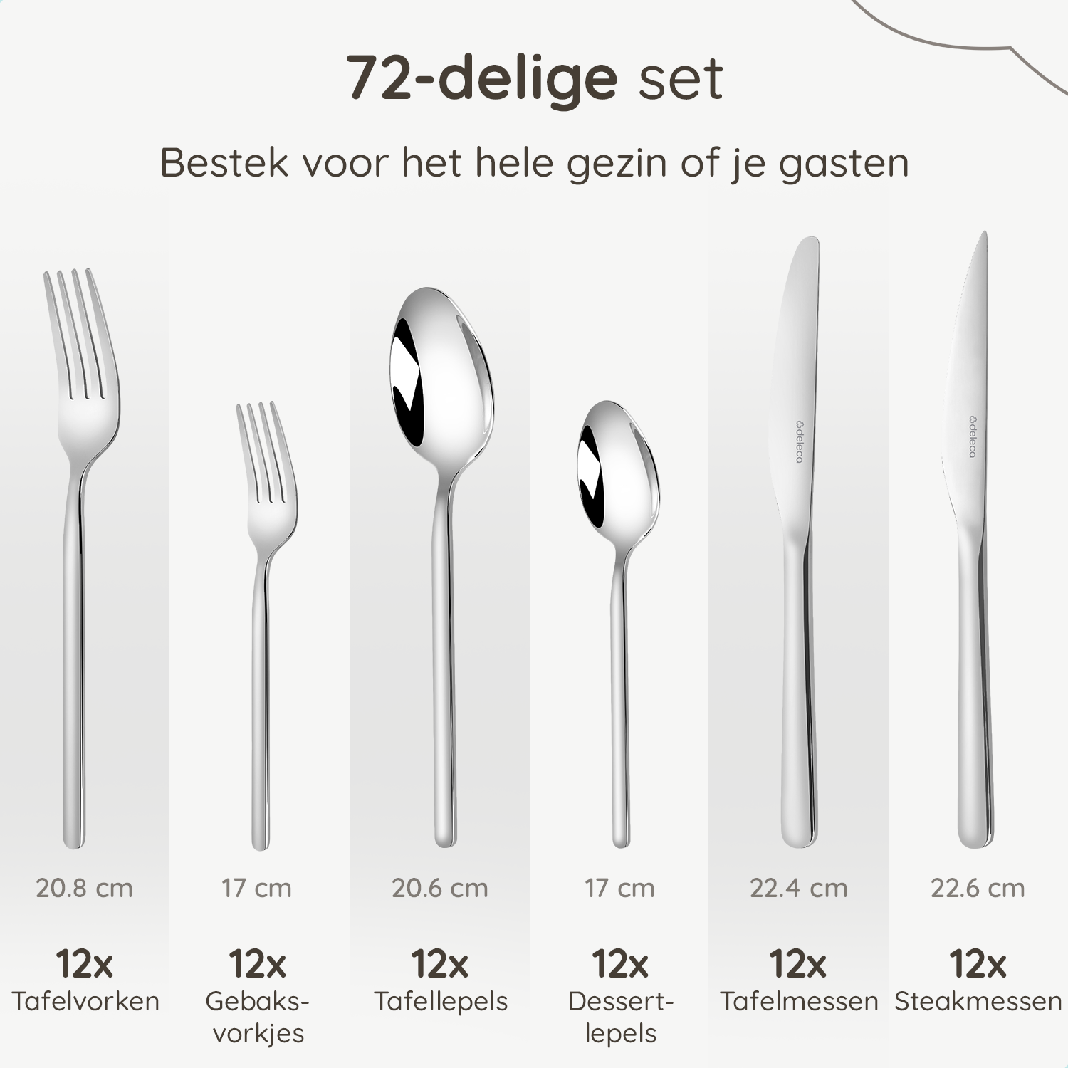 Amefa Palmon - 16 delige bestekset- 4 persoons - Kookcomfort