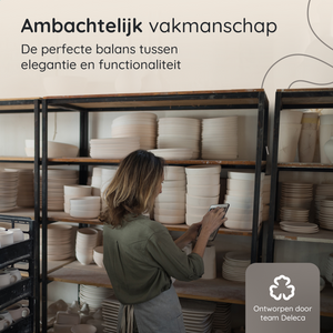 Serviesset Kyoto - 6 Personen / Mat Cremé Wit