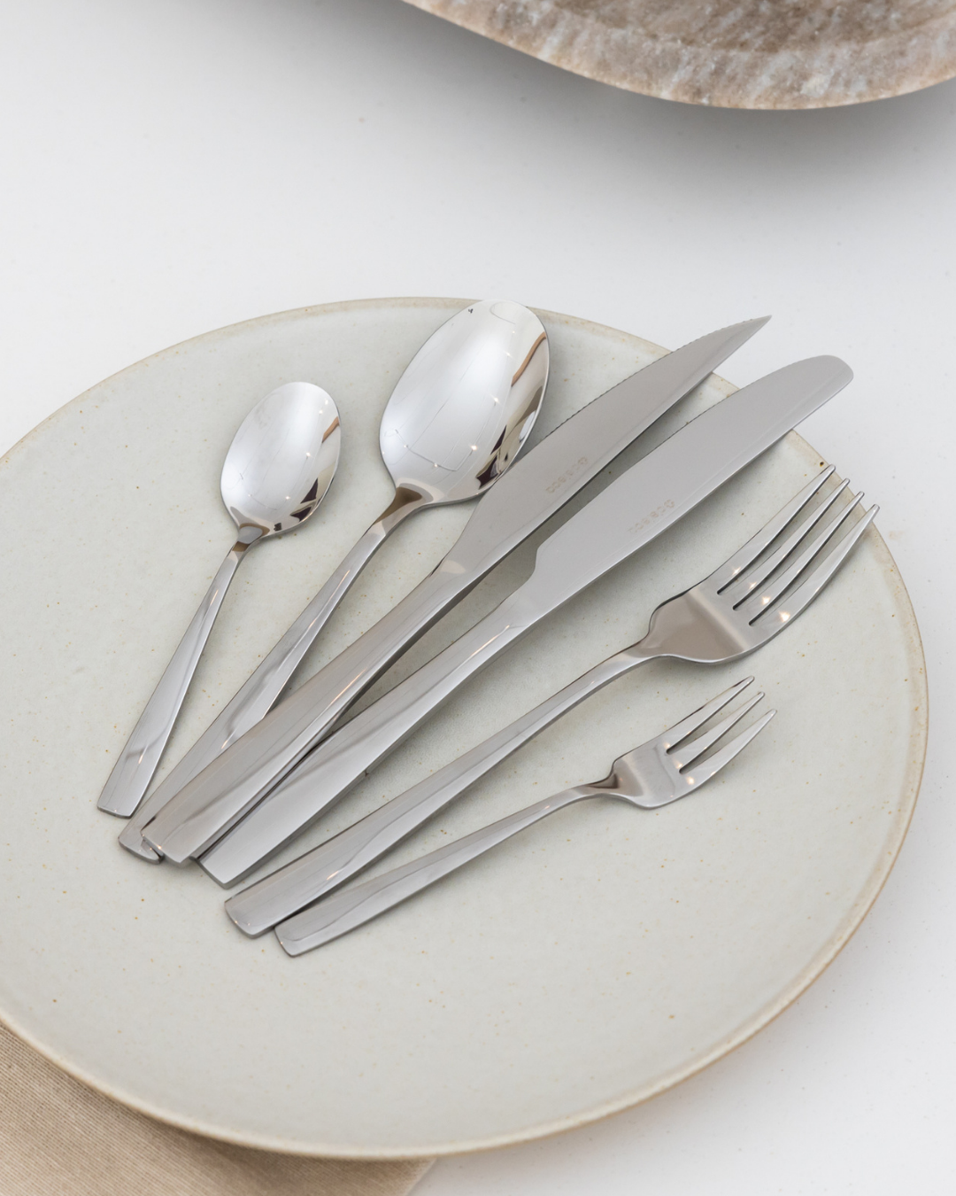 Bestekset Essential - 12 Personen / Zilver 18.0 Edelstaal
